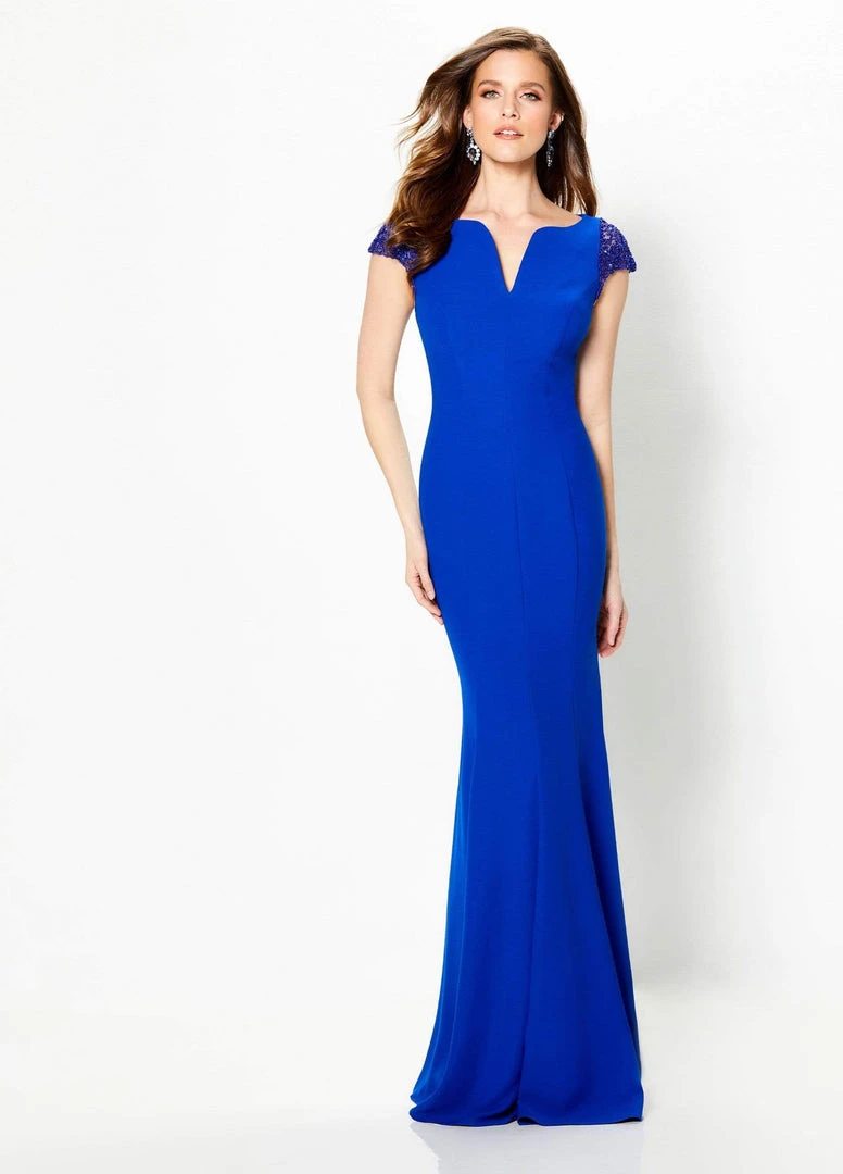 Montage By Mon Cheri - 219987 Beaded Illusion Cap Sleeve Mermaid Gown 3 Montage By Mon Cheri - 219987 Beaded Illusion Cap Sleeve Mermaid Gown