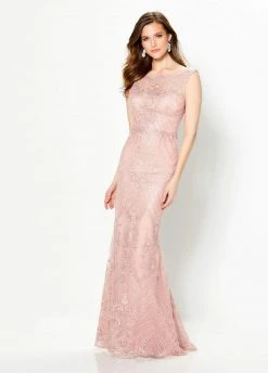 Montage By Mon Cheri - 219991 Long Embroidered Lace Mermaid Gown