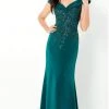 Montage By Mon Cheri - 220932 V-Neck Evening Dress
