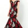 Montage By Mon Cheri - 220952 Floral Deep Off-Shoulder Gown 1 Montage By Mon Cheri - 220952 Floral Deep Off-Shoulder Gown