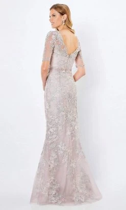 Montage By Mon Cheri - 221961 Formal Embroidered Sheath Dress