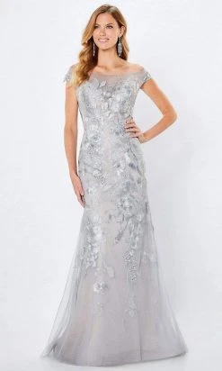 Montage By Mon Cheri - 221968 Illusion Off Shoulder Evening Dress