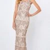 Montage By Mon Cheri - 221978 Beaded Sheath Evening Dress 2 Montage By Mon Cheri - 221978 Beaded Sheath Evening Dress