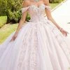 Mori Lee - 89301 3D Floral Appliqued Embellished Ballgown