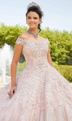 Mori Lee - 89302 Off Shoulder Rhinestone Beaded Glitter Net Ballgown 13 Mori Lee - 89302 Off Shoulder Rhinestone Beaded Glitter Net Ballgown