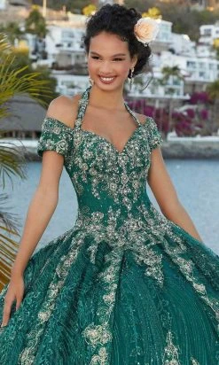 Mori Lee 89351 - Queen Anne Neck Quinceanera