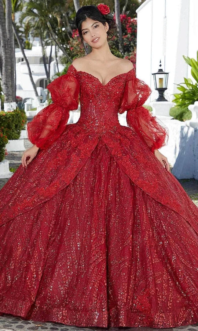 Mori Lee 89361 - Shimmering Off-shoulder Ballgown 3 Mori Lee 89361 - Shimmering Off-shoulder Ballgown