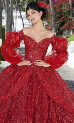 Mori Lee 89361 - Shimmering Off-shoulder Ballgown 10 Mori Lee 89361 - Shimmering Off-shoulder Ballgown