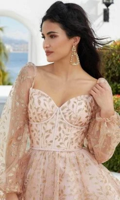 Mori Lee 9591 - Glittered Sweetheart Cocktail Dress