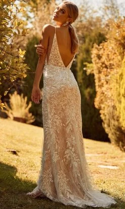 Nox Anabel Bridal JE915 - Beaded Lace Bridal Gown