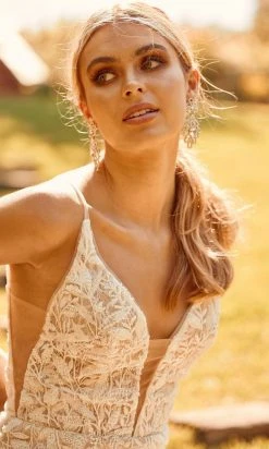 Nox Anabel Bridal JE915 - Beaded Lace Bridal Gown