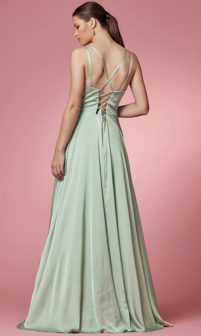 Nox Anabel E1020 - Lace Up Style Prom Dress 8 Nox Anabel E1020 - Lace Up Style Prom Dress