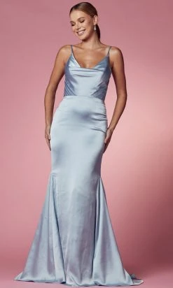 Nox Anabel R1026 - Cowl Mermaid Prom Dress 18 Nox Anabel R1026 - Cowl Mermaid Prom Dress