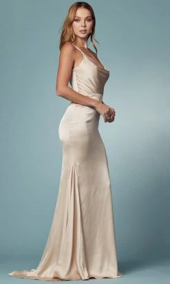 Nox Anabel R1026 - Cowl Mermaid Prom Dress 16 Nox Anabel R1026 - Cowl Mermaid Prom Dress