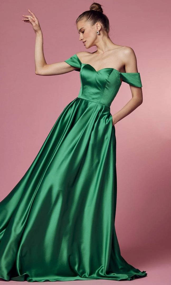 Nox Anabel R1032 - Off Shoulder A-Line Prom Dress 7 Nox Anabel R1032 - Off Shoulder A-Line Prom Dress