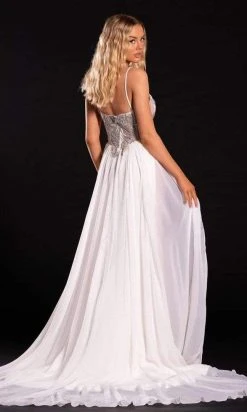 Portia And Scarlett - PS21250 Embroidered Corset Trumpet Dress