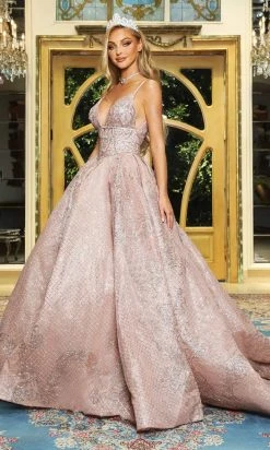 Portia And Scarlett - Ps22076 Lattice Sequin Sleeveless Ballgown 8 Portia And Scarlett - Ps22076 Lattice Sequin Sleeveless Ballgown