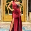 Portia And Scarlett - PS22222 Asymmetrical Sheath Evening Dress 1 Portia And Scarlett - PS22222 Asymmetrical Sheath Evening Dress