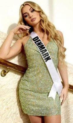 Portia And Scarlett PS22483C - Spaghetti Strapped Cocktail Dress