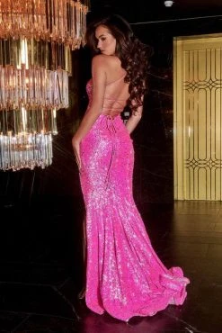 Portia And Scarlett PS22540 - Wide Leg Slit Evening Gown 9 Portia And Scarlett PS22540 - Wide Leg Slit Evening Gown