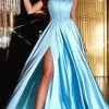 Portia And Scarlett PS22548 - Bustier Satin A-Line Prom Dress 2 Portia And Scarlett PS22548 - Bustier Satin A-Line Prom Dress