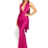 Portia And Scarlett PS6110 - Plunging Neck Sheath Formal Dress