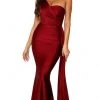 Portia And Scarlett - PS6321 One Shoulder Fitted Evening Gown