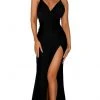 Portia And Scarlett - PS6322 Sleeveless V Neck High Slit Evening Dress 1 Portia And Scarlett - PS6322 Sleeveless V Neck High Slit Evening Dress