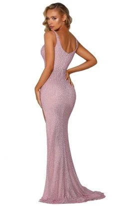 Portia And Scarlett - PS6327 Sleeveless High Leg Slit Evening Gown 18 Portia And Scarlett - PS6327 Sleeveless High Leg Slit Evening Gown