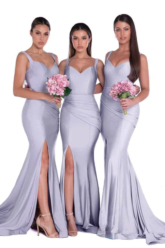 Portia And Scarlett - PS6339 Sleeveless V Neck High Slit Mermaid Gown 28 Portia And Scarlett - PS6339 Sleeveless V Neck High Slit Mermaid Gown