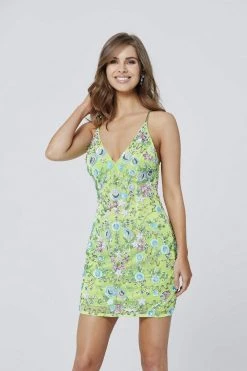 Primavera Couture - 1938 Floral Sequined Short Dress