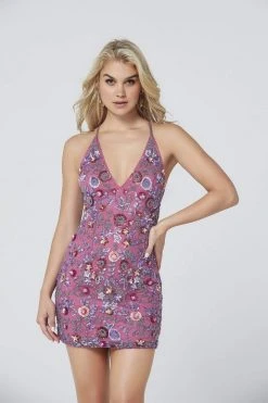 Primavera Couture - 1938 Floral Sequined Short Dress