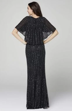 Primavera Couture - 3366 Embellished Plunging V-neck Sheath Dress