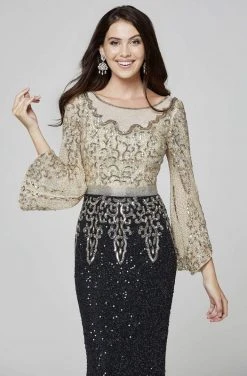 Primavera Couture - 3378 Embellished Bateau Sheath Dress 13 Primavera Couture - 3378 Embellished Bateau Sheath Dress