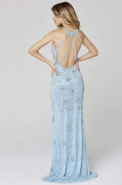 Primavera Couture - 3447 Halter Neck Fully Embellished Evening Gown 24 Primavera Couture - 3447 Halter Neck Fully Embellished Evening Gown