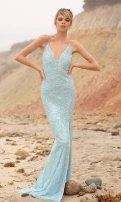 Primavera Couture - 3636 Strappy Open Back Scoop Neck Beaded Gown 21 Primavera Couture - 3636 Strappy Open Back Scoop Neck Beaded Gown