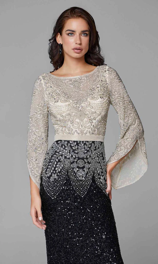 Primavera Couture - 3680 Embellished Bateau Neck Sheath Dress 7 Primavera Couture - 3680 Embellished Bateau Neck Sheath Dress