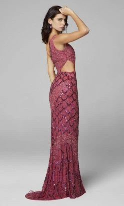 Primavera Couture - 3729 Asymmetrical Sheath Dress 6 Primavera Couture - 3729 Asymmetrical Sheath Dress