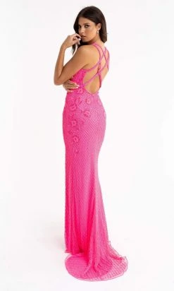 Primavera Couture - 3747 Strappy Back Beaded Sleeveless Gown 26 Primavera Couture - 3747 Strappy Back Beaded Sleeveless Gown
