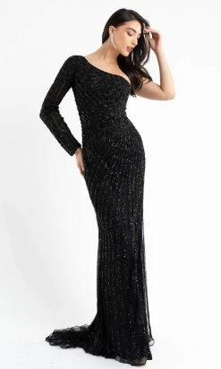 Primavera Couture - 3785 Asymmetrical One Shoulder Gown 41 Primavera Couture - 3785 Asymmetrical One Shoulder Gown