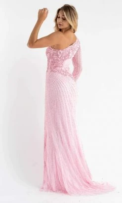 Primavera Couture - 3785 Asymmetrical One Shoulder Gown 56 Primavera Couture - 3785 Asymmetrical One Shoulder Gown