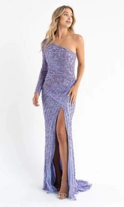 Primavera Couture - 3785 Asymmetrical One Shoulder Gown 48 Primavera Couture - 3785 Asymmetrical One Shoulder Gown