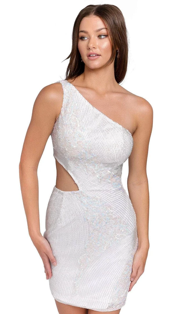 Primavera Couture 3840 - Asymmetric Cutout Cocktail Dress 10 Primavera Couture 3840 - Asymmetric Cutout Cocktail Dress