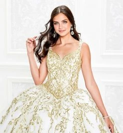 Princesa By Ariana Vara - PR11924 Appliqued Sweetheart Ballgown