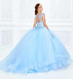Princesa By Ariana Vara - PR11935 Sheer Bateau Beaded Tulle Ballgown 9 Princesa By Ariana Vara - PR11935 Sheer Bateau Beaded Tulle Ballgown