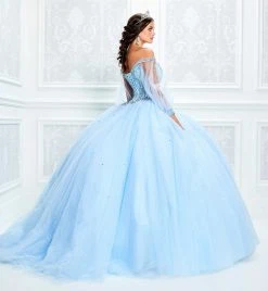 Princesa By Ariana Vara - PR11937 Beaded Off Shoulder Ballgown