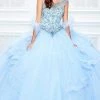 Princesa By Ariana Vara - PR11938 Bead Embellished Scoop Ballgown
