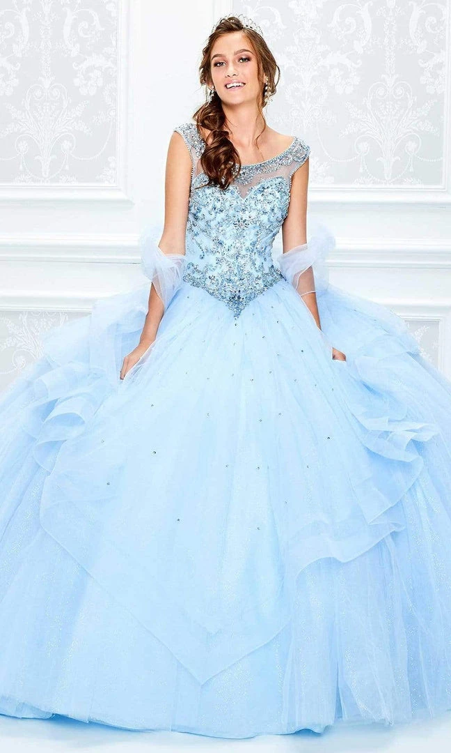 Princesa By Ariana Vara - PR11938 Bead Embellished Scoop Ballgown 3 Princesa By Ariana Vara - PR11938 Bead Embellished Scoop Ballgown