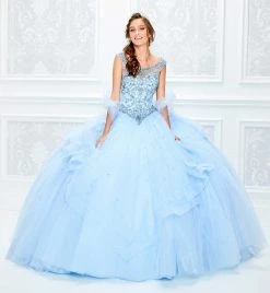 Princesa By Ariana Vara - PR11938 Bead Embellished Scoop Ballgown 9 Princesa By Ariana Vara - PR11938 Bead Embellished Scoop Ballgown