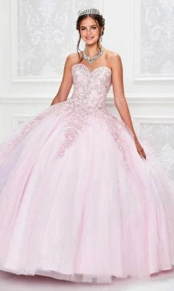 Princesa By Ariana Vara - PR11944 Lace Appliqued Sweetheart Dress
